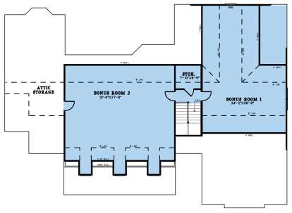 Second Floor for House Plan #8318-00276