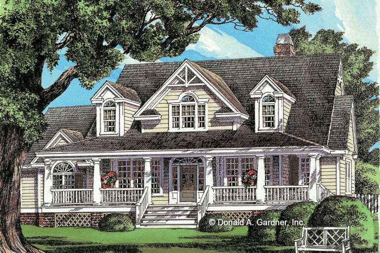 Country House Plan #2865-00262 Elevation Photo