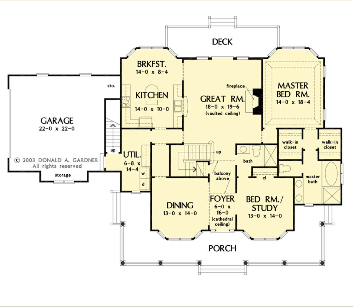 Main Floor  for House Plan #2865-00262