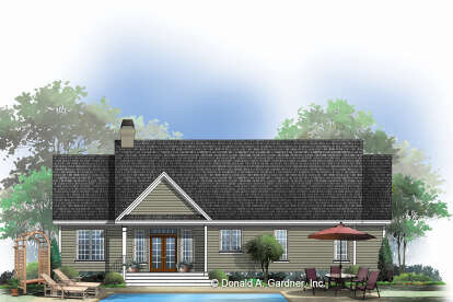Ranch House Plan #2865-00263 Elevation Photo