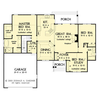 House Plan House Plan #27404 Drawing 1