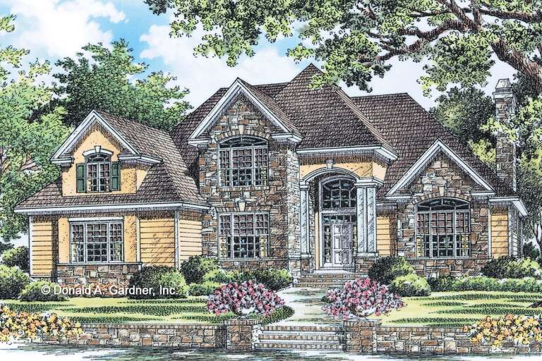 House Plan House Plan #27405 Front Elevation 