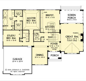 Main Floor  for House Plan #2865-00264