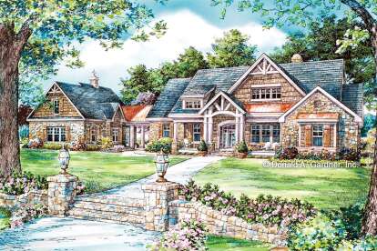 3 Bed, 4 Bath, 3610 Square Foot House Plan - #2865-00265