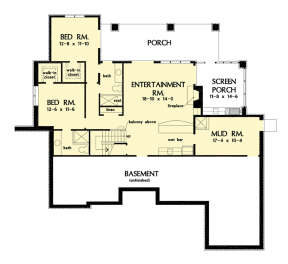 Basement for House Plan #2865-00265