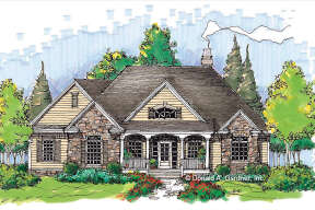 Craftsman House Plan #2865-00266 Elevation Photo