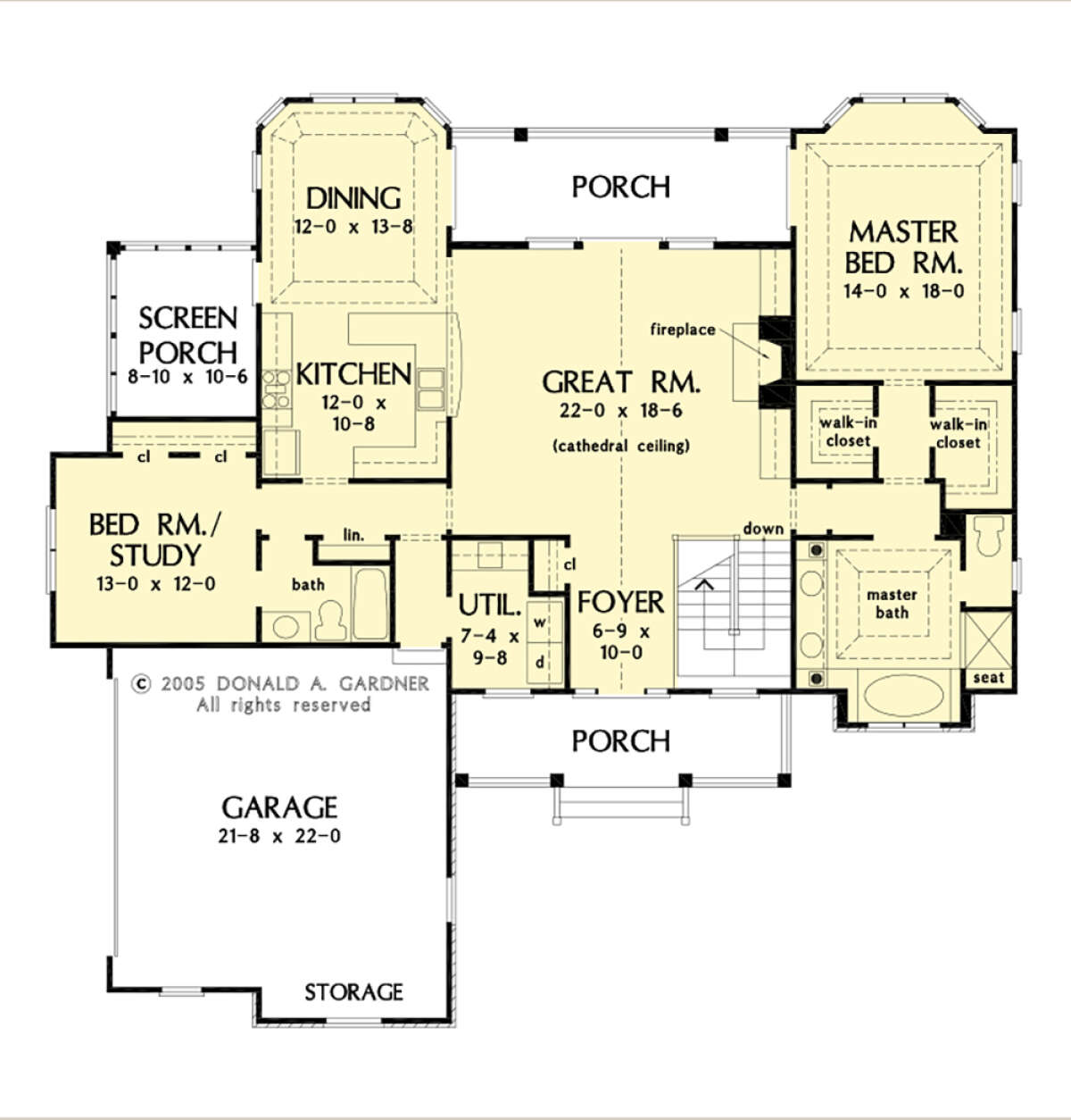Main Floor  for House Plan #2865-00266
