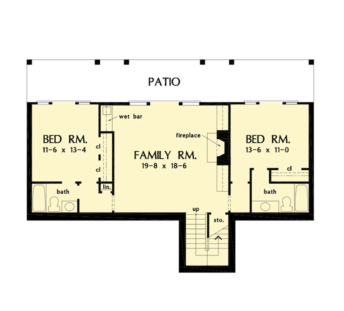 Basement for House Plan #2865-00266