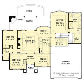 Main Floor  for House Plan #2865-00267