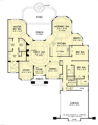 House Plan House Plan #27410 Drawing 1