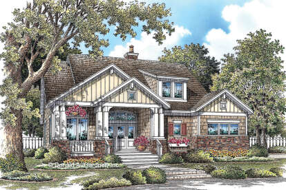 House Plan House Plan #27411 Front Elevation 