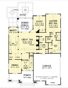 Main Floor  for House Plan #2865-00269