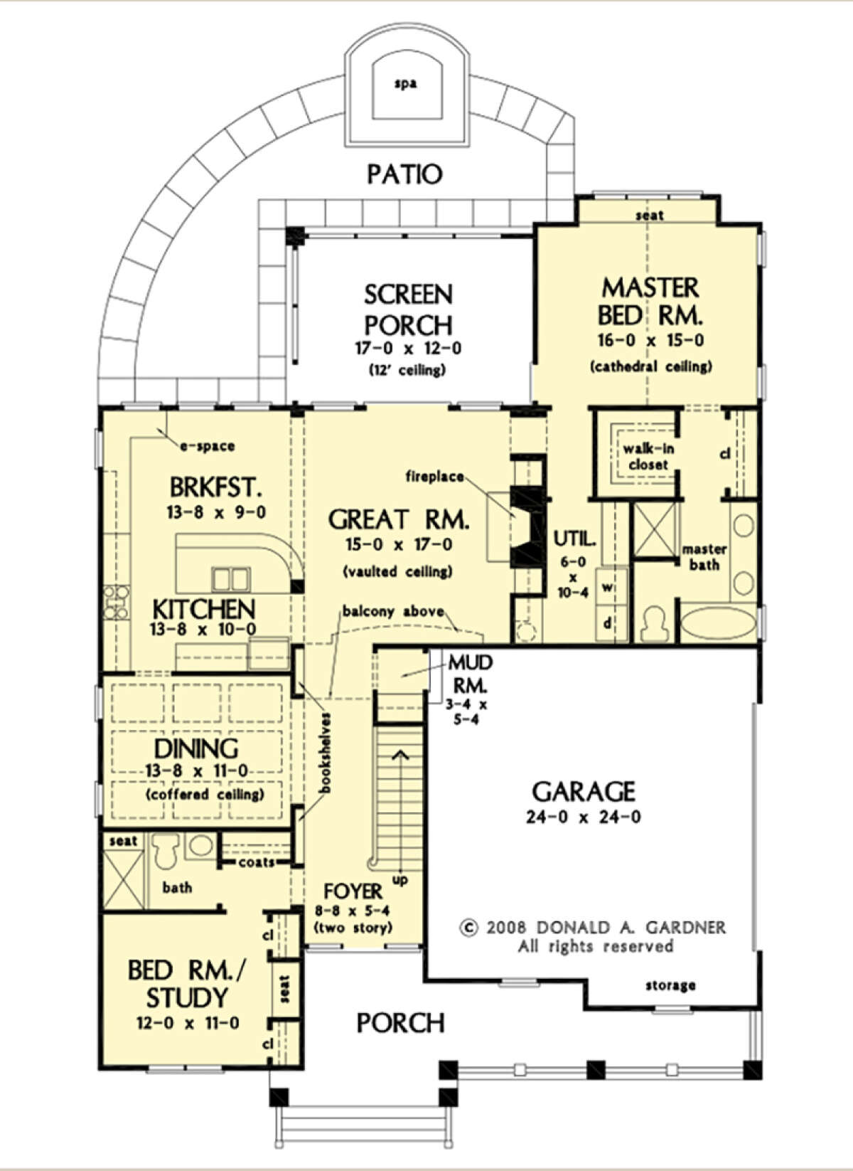 Main Floor  for House Plan #2865-00270