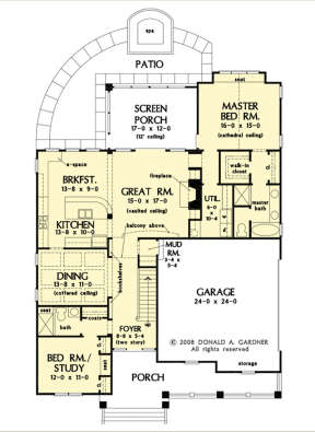 Main Floor  for House Plan #2865-00270