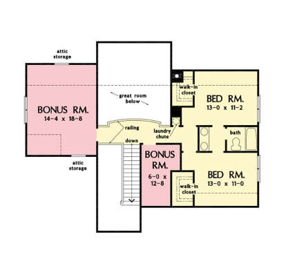 Second Floor for House Plan #2865-00270