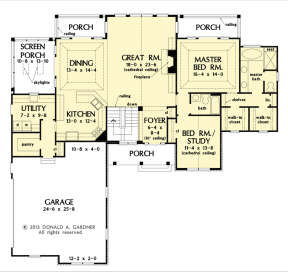 Main Floor  for House Plan #2865-00271