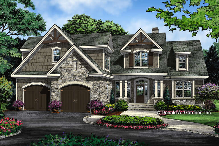 House Plan House Plan #27414 Front Elevation 