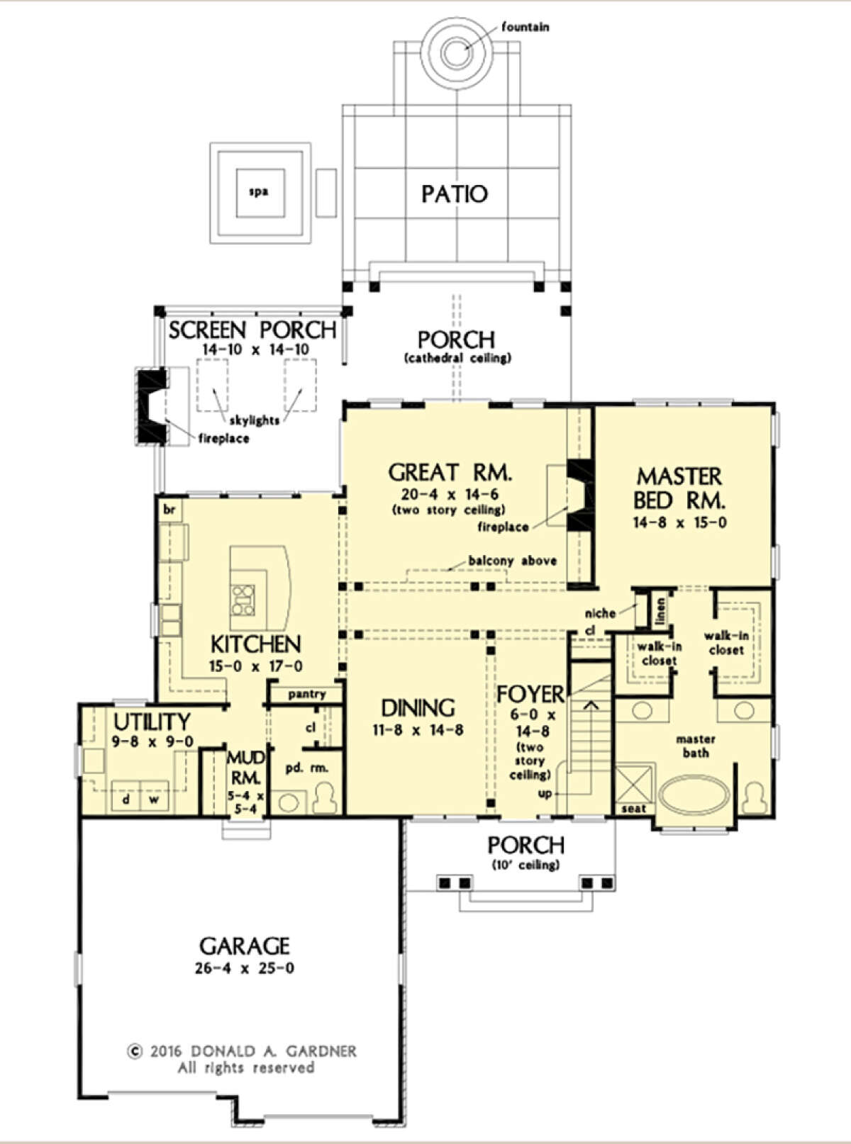 Main Floor  for House Plan #2865-00272