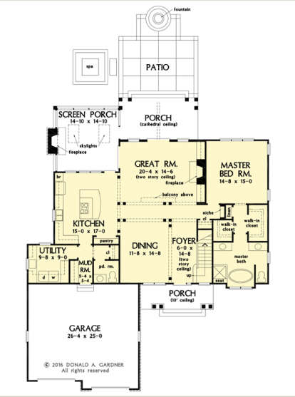 House Plan House Plan #27414 Drawing 1