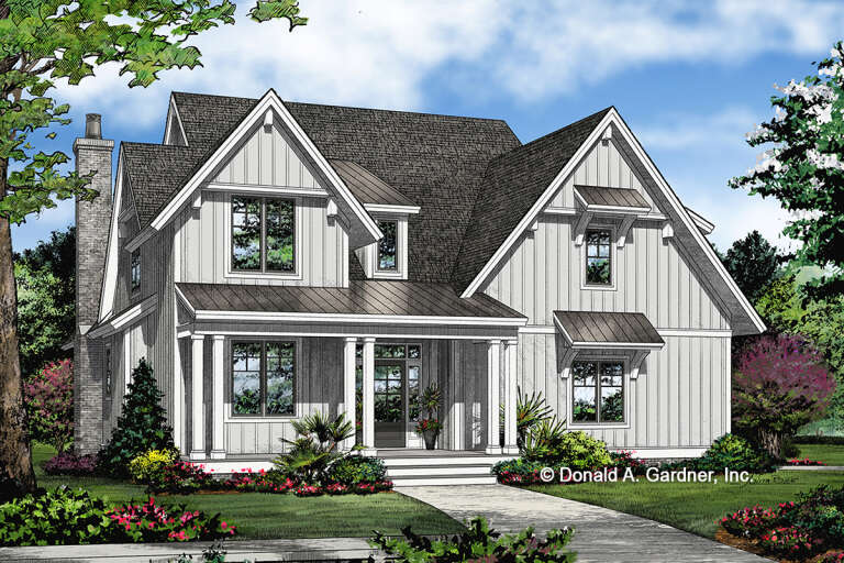 House Plan House Plan #27415 Front Elevation 