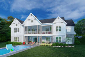 Modern Farmhouse House Plan #2865-00275 Elevation Photo