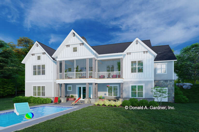 Modern Farmhouse House Plan #2865-00275 Elevation Photo
