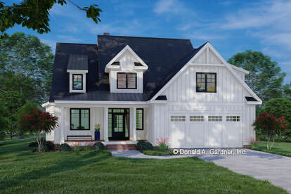 Modern Farmhouse House Plan #2865-00276 Elevation Photo