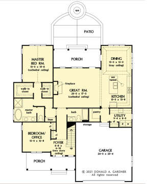 Main Floor  for House Plan #2865-00276