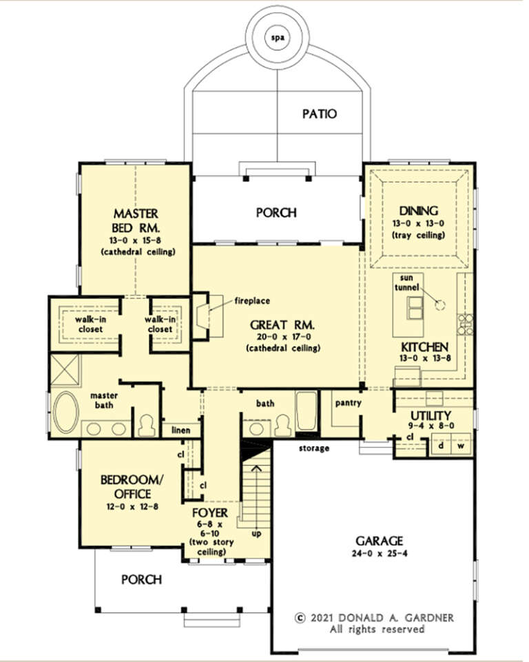 House Plan House Plan #27418 Drawing 1