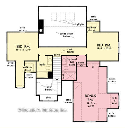 Second Floor for House Plan #2865-00276