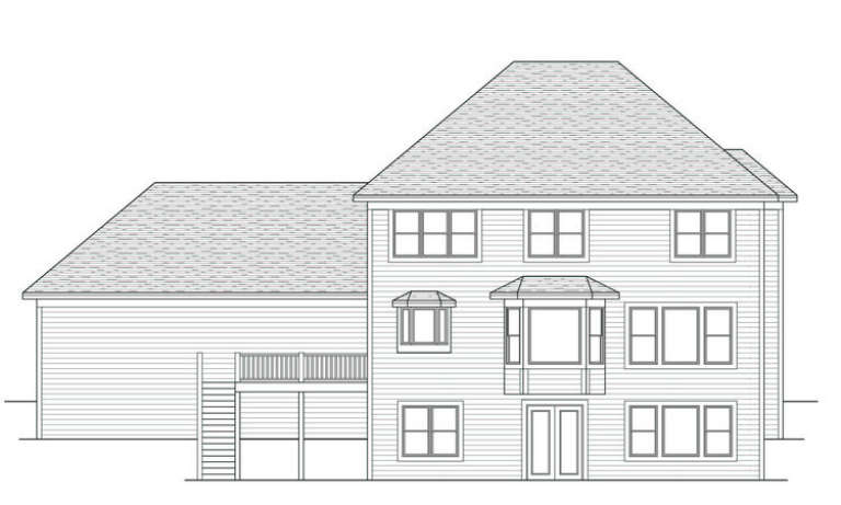 Craftsman House Plan #098-00015 Elevation Photo