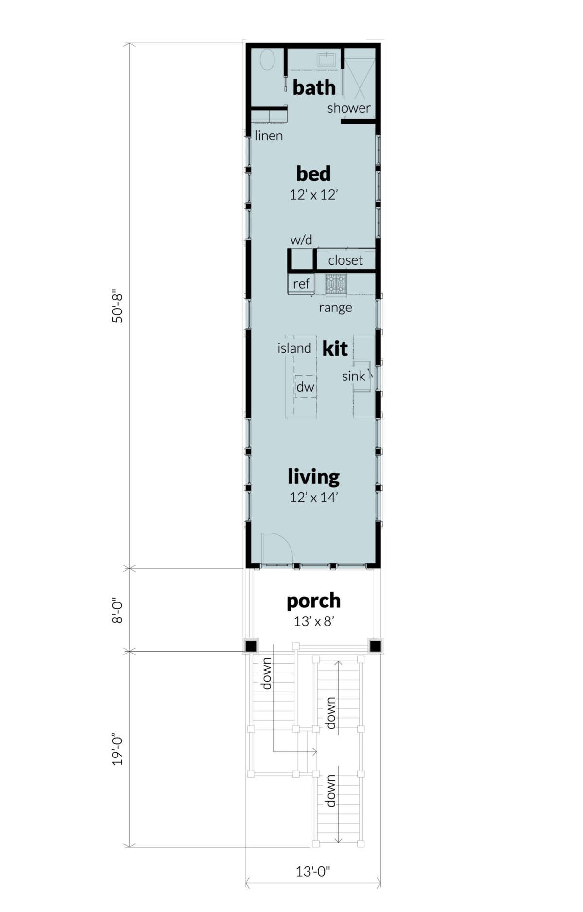 Main Floor  for House Plan #028-00169