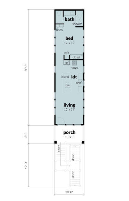 Main Floor  for House Plan #028-00169