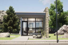 Contemporary House Plan #028-00170 Elevation Photo