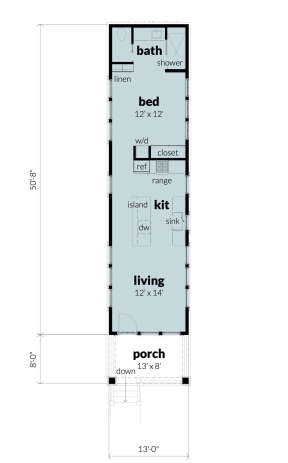 Main Floor  for House Plan #028-00171