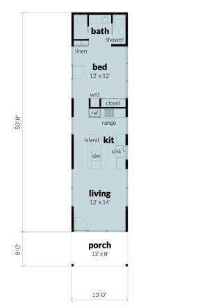 Main Floor  for House Plan #028-00172
