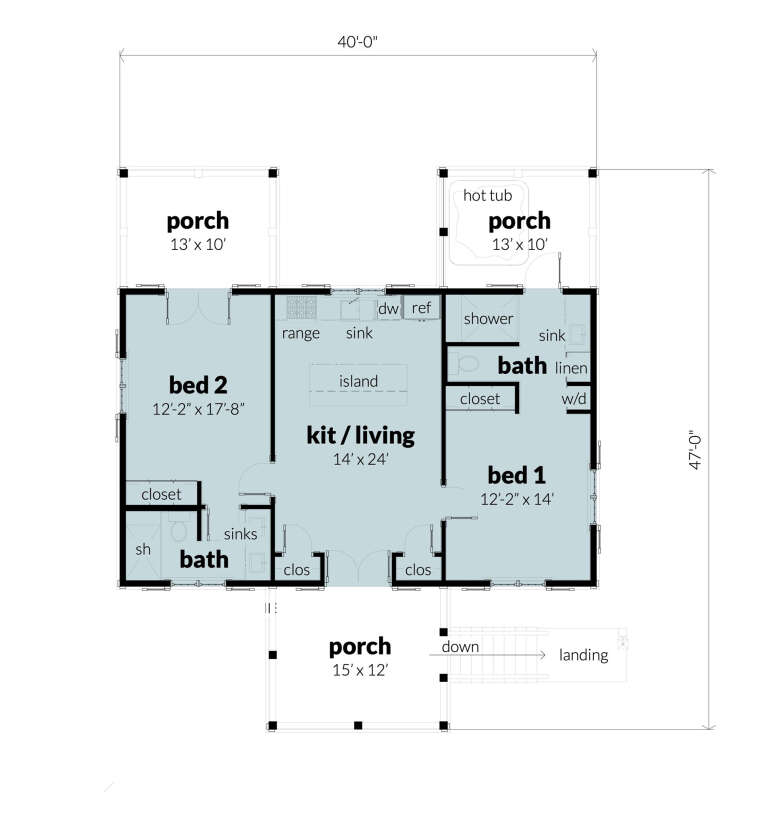 House Plan House Plan #27426 Drawing 1