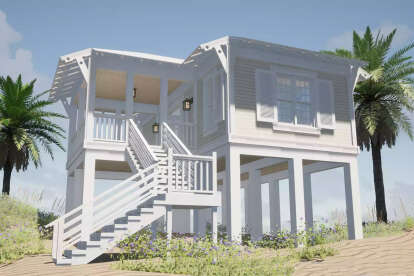 House Plan House Plan #27427 Front Elevation 
