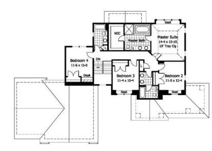 Second Floor for House Plan #098-00016