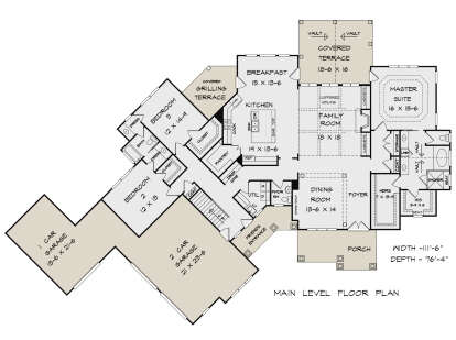 Main Floor  for House Plan #6082-00205