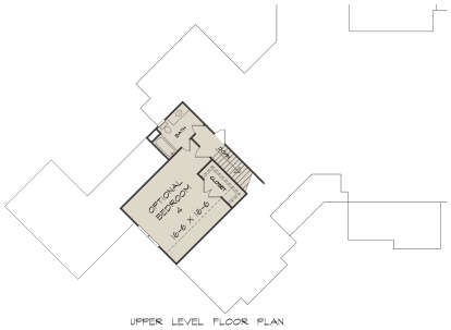 Optional Second Floor for House Plan #6082-00205