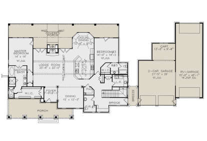 Main Floor  for House Plan #699-00302