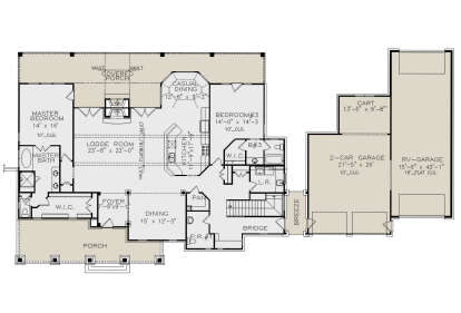 House Plan House Plan #27434 Drawing 1