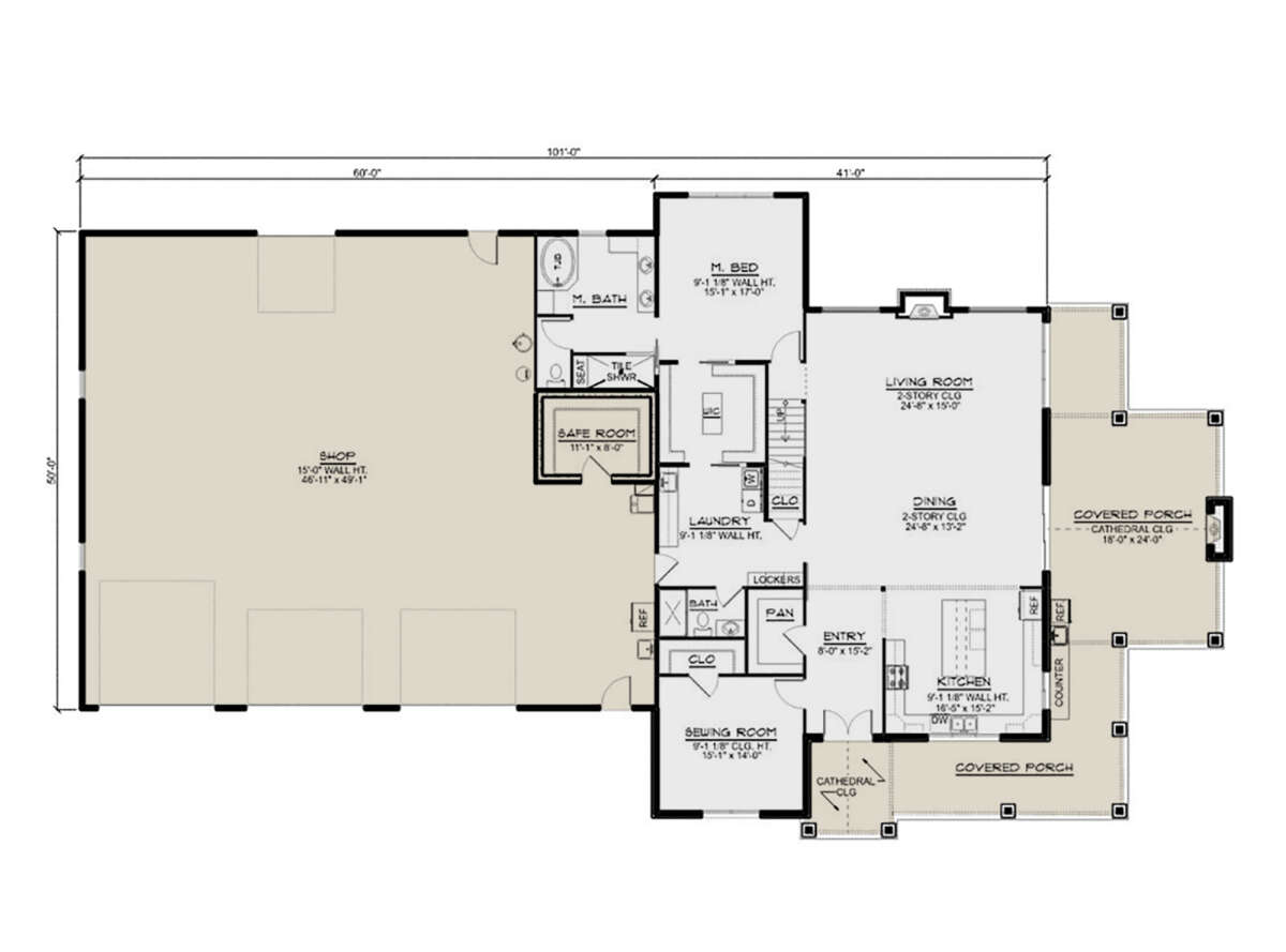 Main Floor  for House Plan #5032-00158
