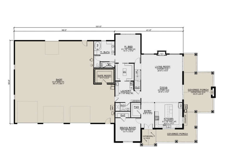 House Plan House Plan #27436 Drawing 1