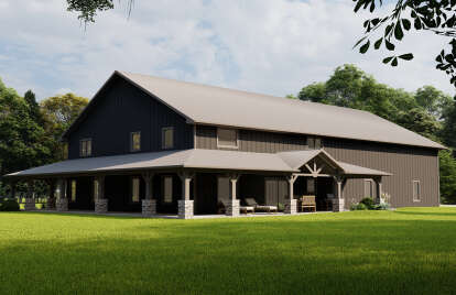 Barn House Plan #5032-00159 Elevation Photo