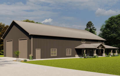 Barn House Plan #5032-00159 Elevation Photo