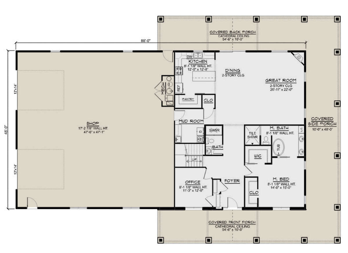 Main Floor  for House Plan #5032-00159