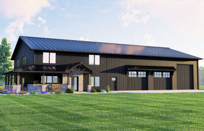 Barn House Plan #5032-00160 Elevation Photo