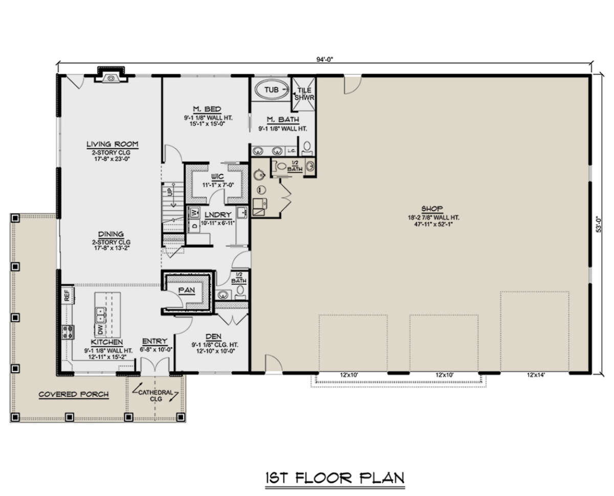 Main Floor  for House Plan #5032-00160